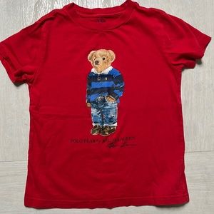 Polo Ralph Lauren boys size 6 bear t-shirt